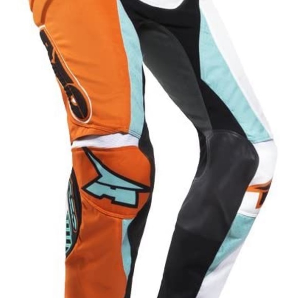 AXO Trans-Am Pants Orange-Blue - Picture 2 of 4
